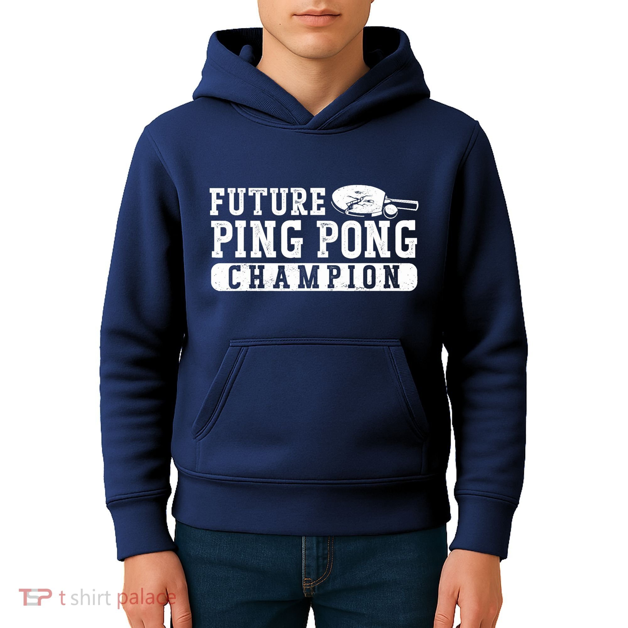 Ping Pong Table Tennis Future Ping Pong Champion Kids Hoodie