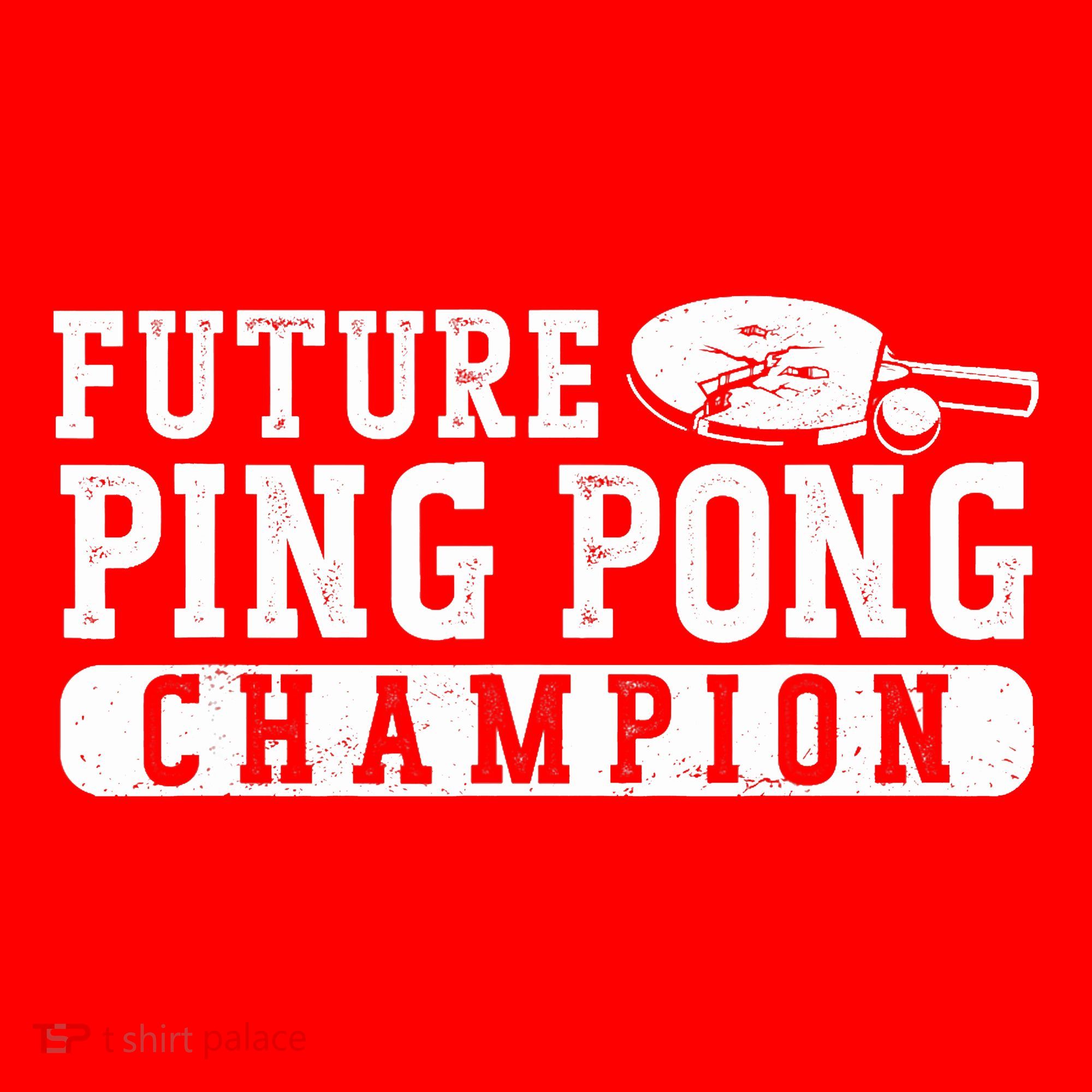 Ping Pong Table Tennis Future Ping Pong Champion Santa Hat