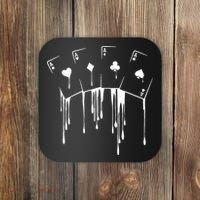 Poker Player Texas HoldEm Night Tournament Poker Coaster thumb 0