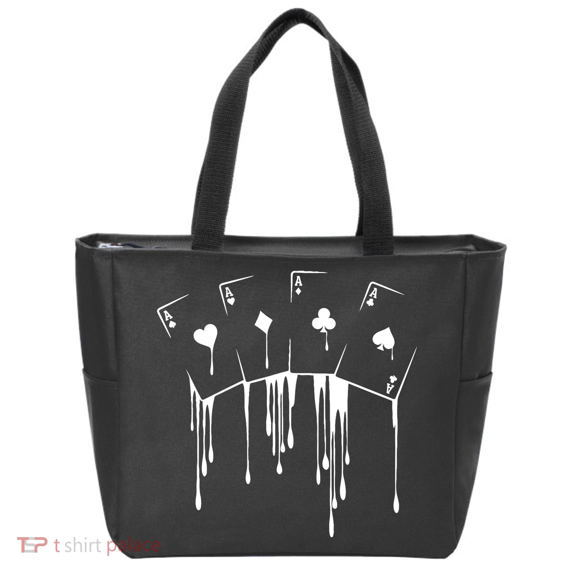 Poker Player Texas HoldEm Night Tournament Poker Tote Bag