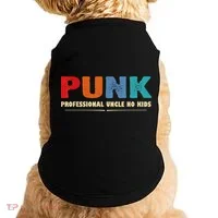 PUNK Professional Uncle No Kid Funny Uncle Doggie Tank thumb 0