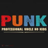 PUNK Professional Uncle No Kid Funny Uncle USA-Made Doggie Bandana thumb 2