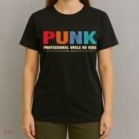 PUNK Professional Uncle No Kid Funny Uncle T-Shirt thumb 4
