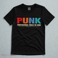 PUNK Professional Uncle No Kid Funny Uncle T-Shirt thumb 5
