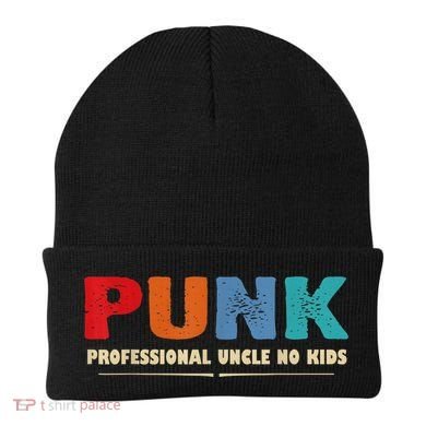 PUNK Professional Uncle No Kid Funny Uncle Beanie