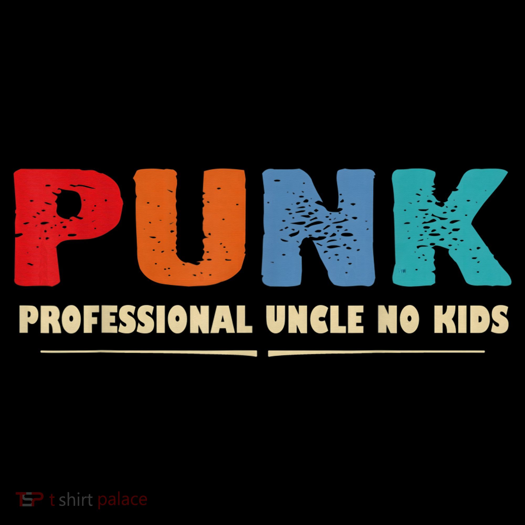 PUNK Professional Uncle No Kid Funny Uncle Baby Bodysuit