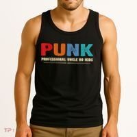 PUNK Professional Uncle No Kid Funny Uncle Tank Top thumb 3