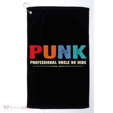 PUNK Professional Uncle No Kid Funny Uncle Golf Towel
