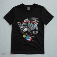 Pickleball Player Usa American Flag Eagle Vintage Graphic T-Shirt thumb 5
