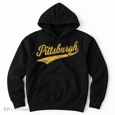Pittsburgh Pennsylvania Varsity Script Sports Jersey Style Hoodie