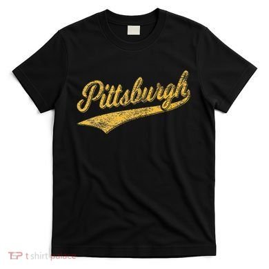 Pittsburgh Pennsylvania Varsity Script Sports Jersey Style T-Shirt