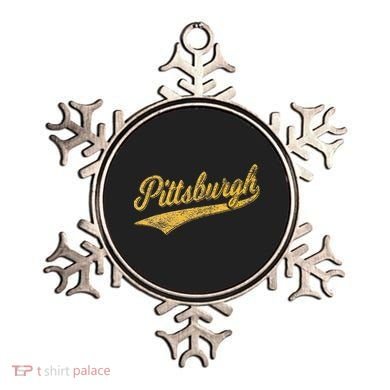 Pittsburgh Pennsylvania Varsity Script Sports Jersey Style Ornament