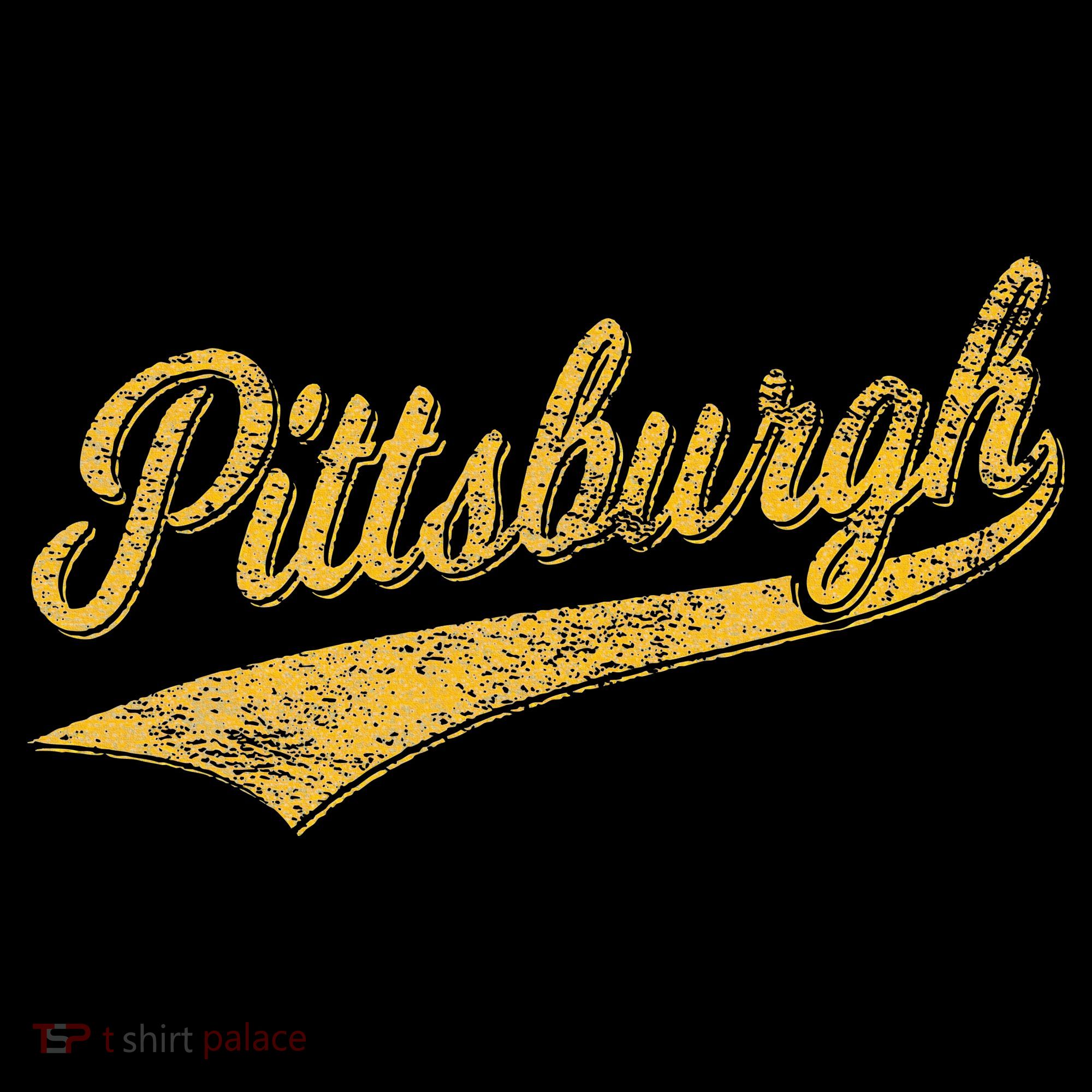 Pittsburgh Pennsylvania Varsity Script Sports Jersey Style Women's Tank Top