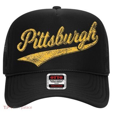 Pittsburgh Pennsylvania Varsity Script Sports Jersey Style Hat