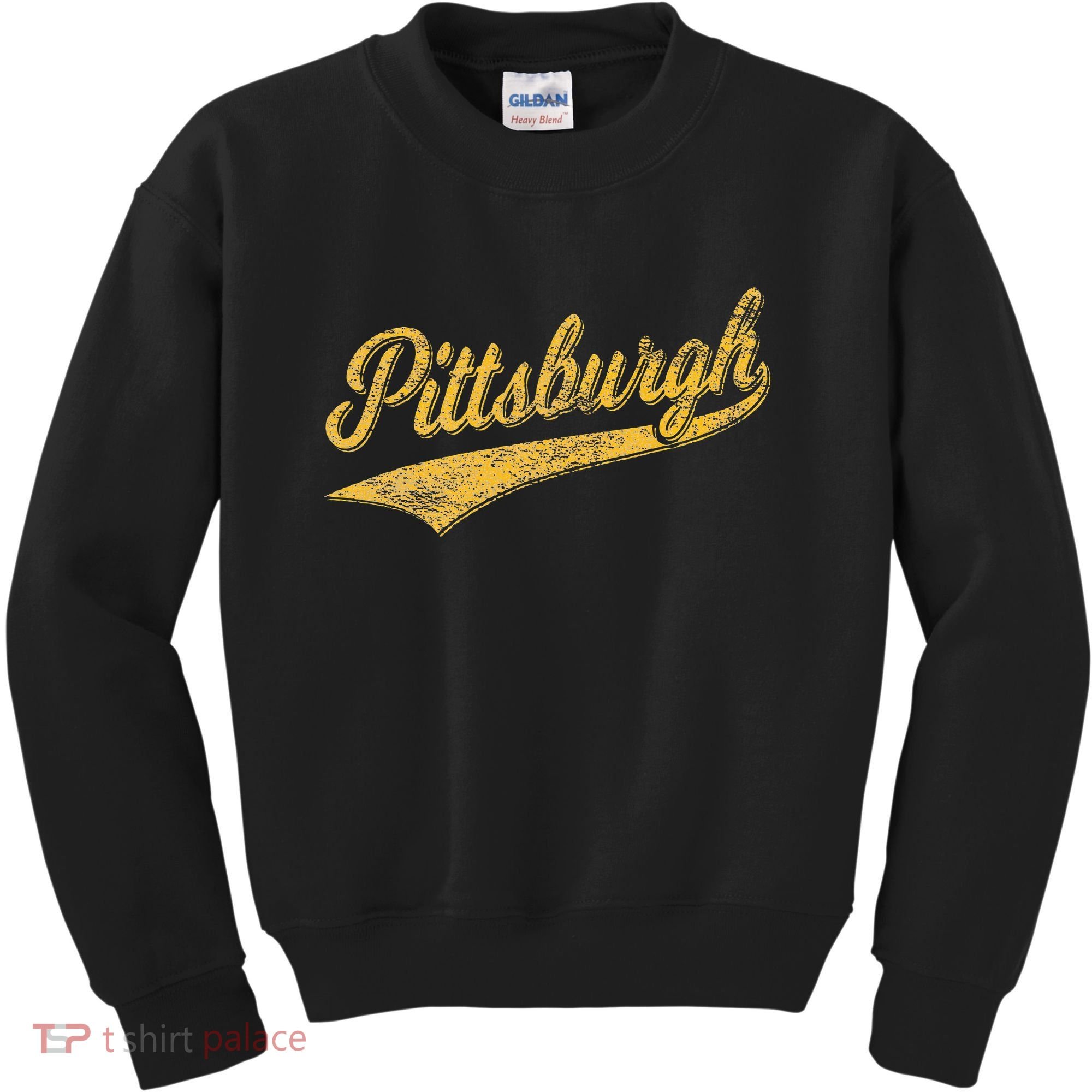 Pittsburgh Pennsylvania Varsity Script Sports Jersey Style Kids Sweatshirt