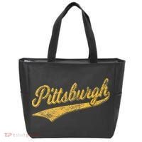 Pittsburgh Pennsylvania Varsity Script Sports Jersey Style Tote Bag thumb 0