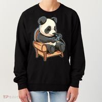 Panda Playing Videogames Women's Sweatshirt thumb 0