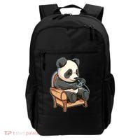 Panda Playing Videogames Backpack thumb 0