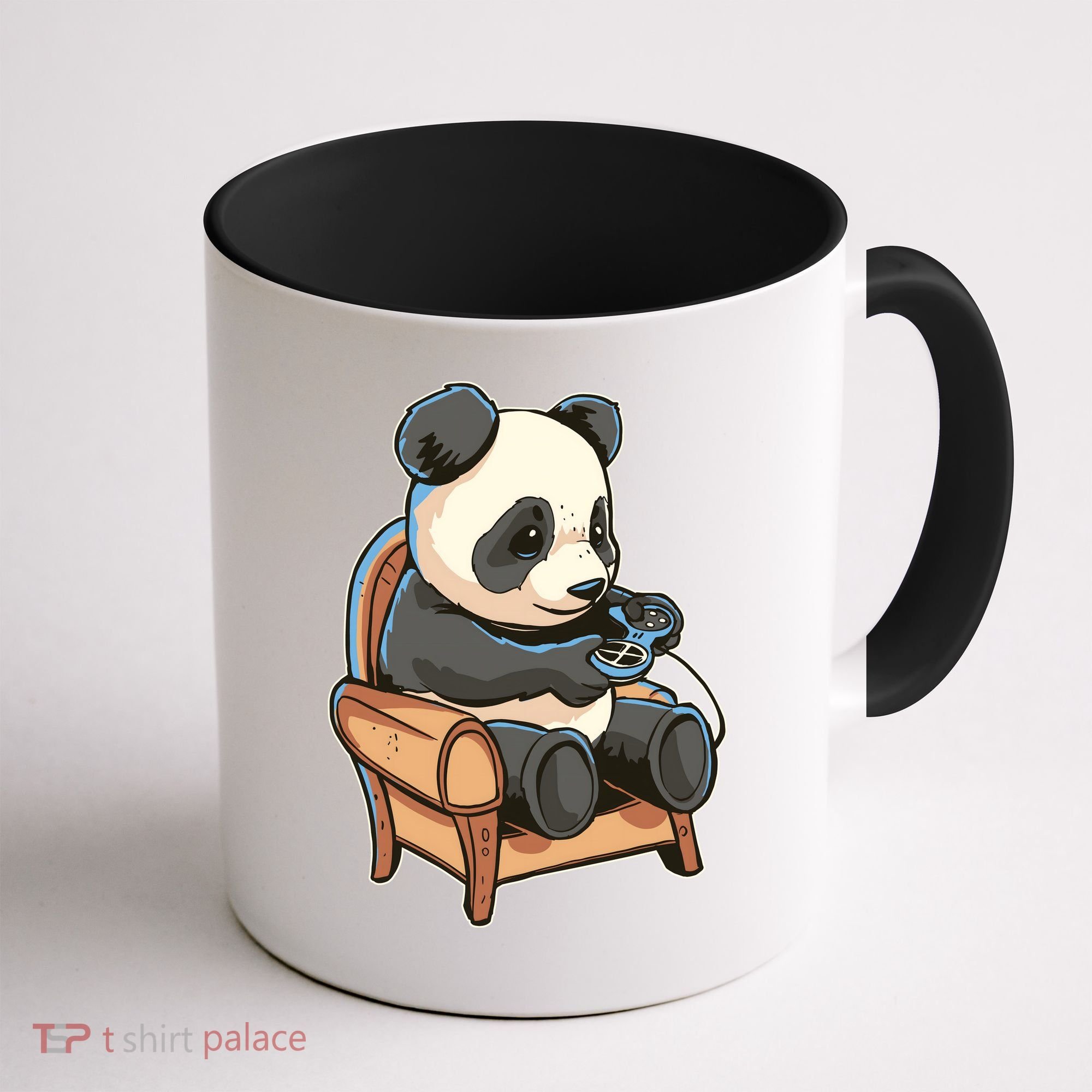 Panda Playing Videogames Coffee Mug