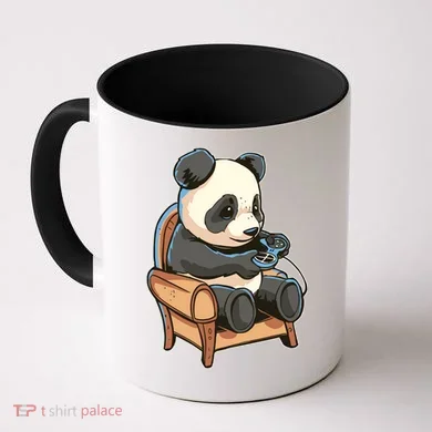 Panda Playing Videogames Coffee Mug