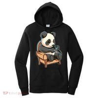 Panda Playing Videogames Women's Hoodie thumb 0
