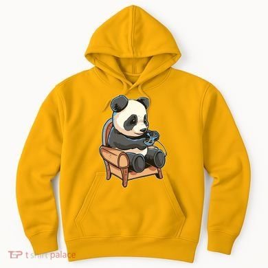 Panda Playing Videogames Hoodie