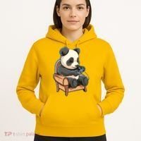 Panda Playing Videogames Hoodie thumb 5