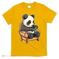 Panda Playing Videogames T-Shirt thumb 0