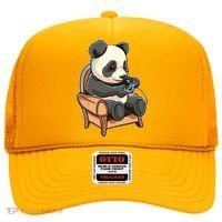 Panda Playing Videogames Hat thumb 0