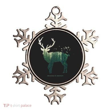Preserve & Protect Vintage National Park Deer Forest Ornament