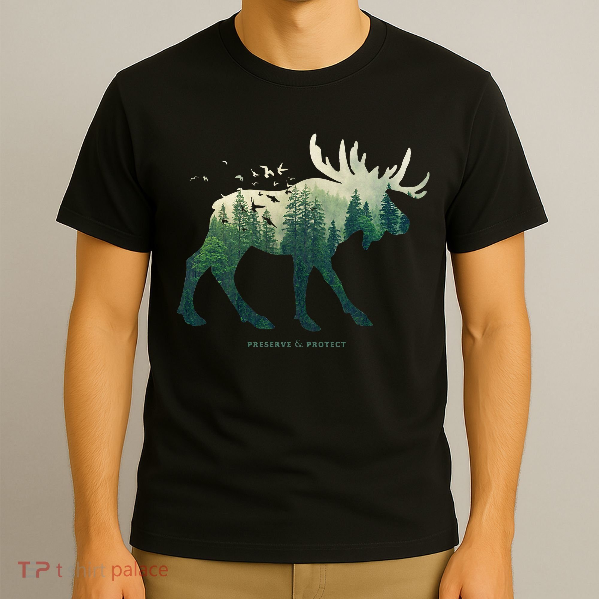 Preserve & Protect Vintage National Park Moose T-Shirt