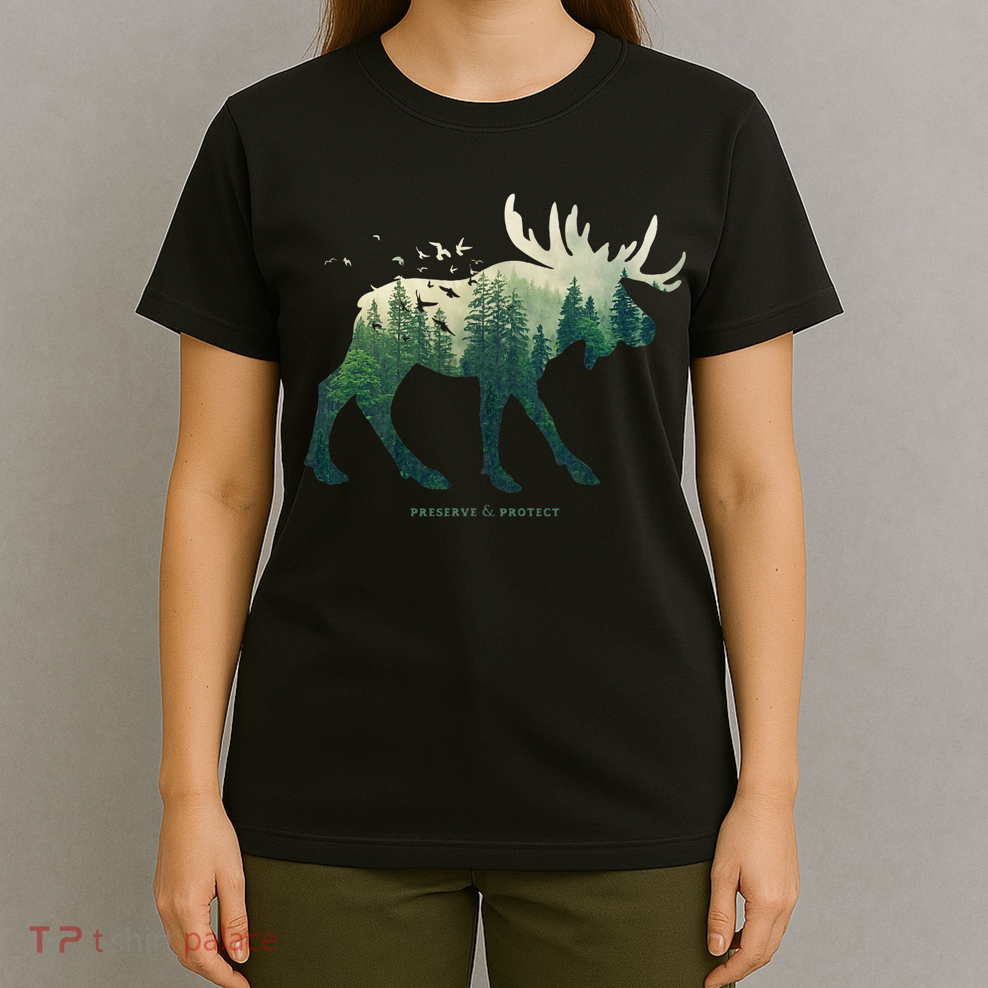 Preserve & Protect Vintage National Park Moose T-Shirt