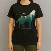 Preserve & Protect Vintage National Park Wolf Gift T-Shirt thumb 4