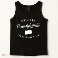 Pennsylvania Pride Visiting Pennsylvania State Tank Top thumb 2