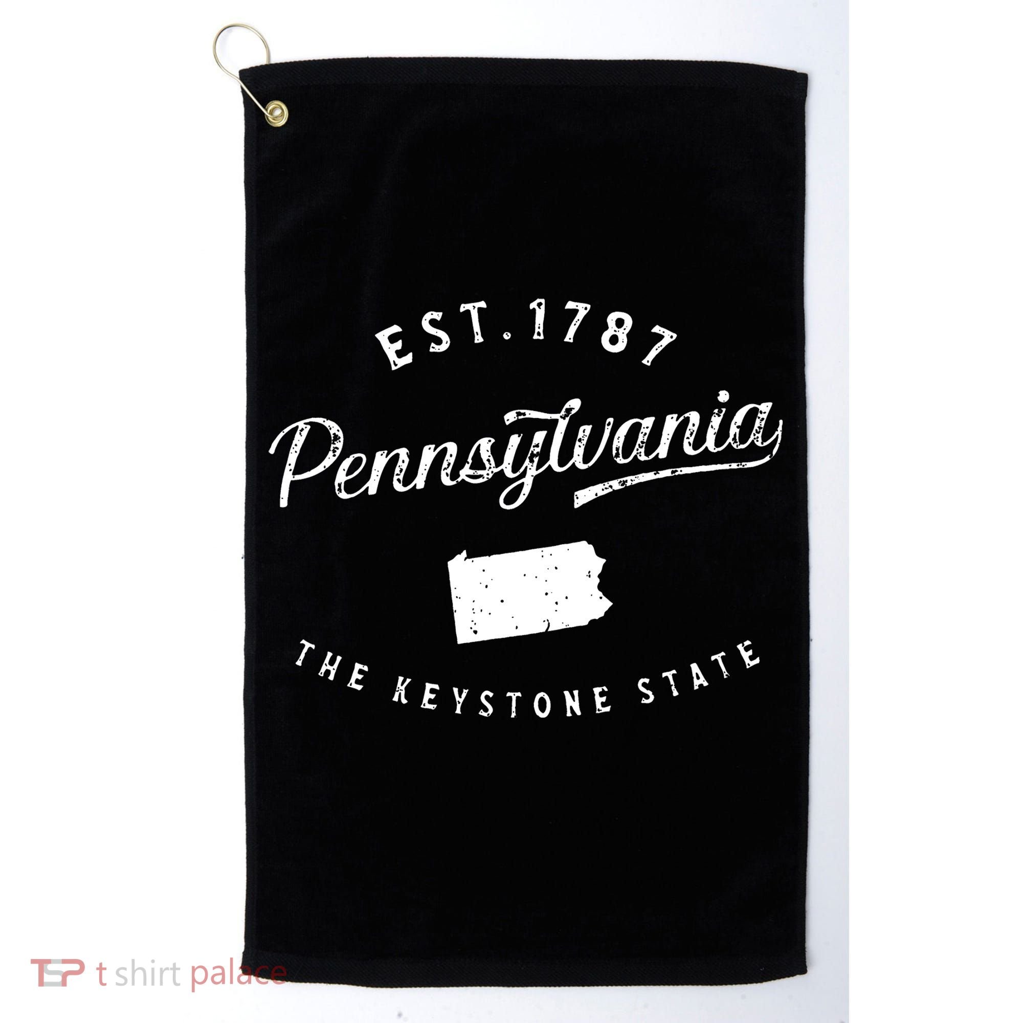 Pennsylvania Pride Visiting Pennsylvania State Golf Towel