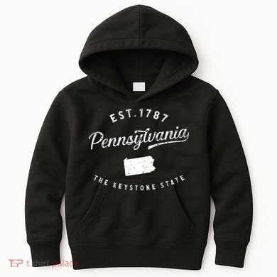 Pennsylvania Pride Visiting Pennsylvania State Kids Hoodie