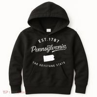 Pennsylvania Pride Visiting Pennsylvania State Kids Hoodie thumb 0
