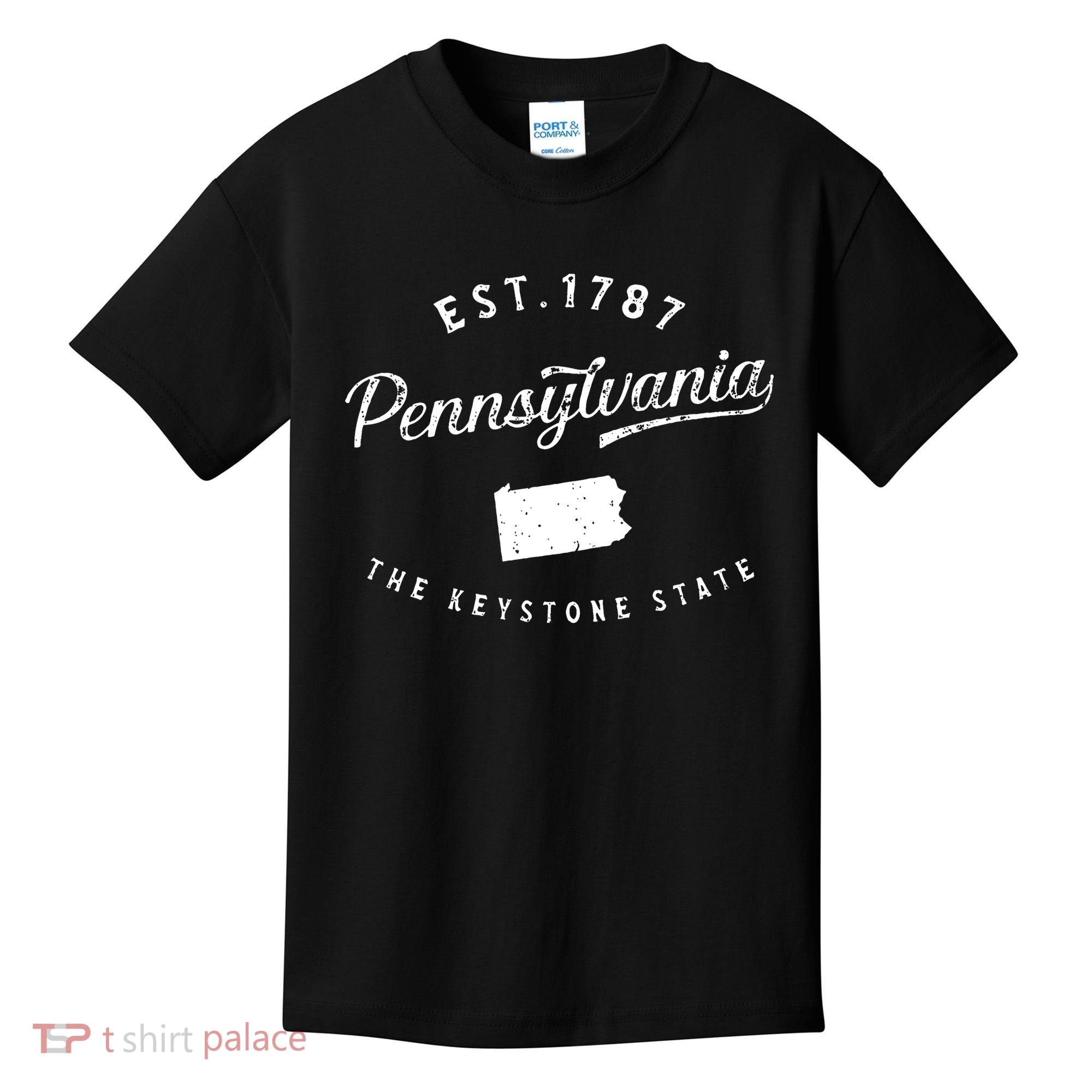 Pennsylvania Pride Visiting Pennsylvania State Kids T-Shirt