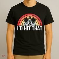 Pickleball Player Vintage I'd Hit That Retro Gift T-Shirt thumb 3
