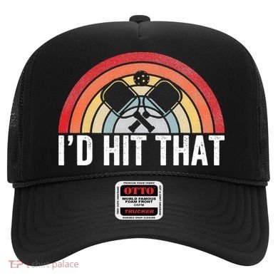 Pickleball Player Vintage I'd Hit That Retro Gift Hat