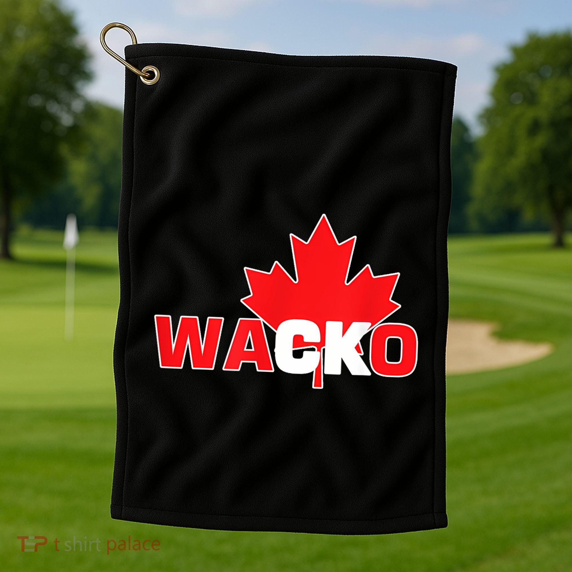 Pierre Poilievre Vs Justin Trudeau Wacko Prime Minister Golf Towel