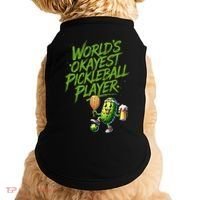 Pickle Player World's Okayest Pickleball  Doggie Tank thumb 0