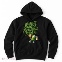 Pickle Player World's Okayest Pickleball  Hoodie thumb 0