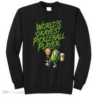 Pickle Player World's Okayest Pickleball  Sweatshirt thumb 0