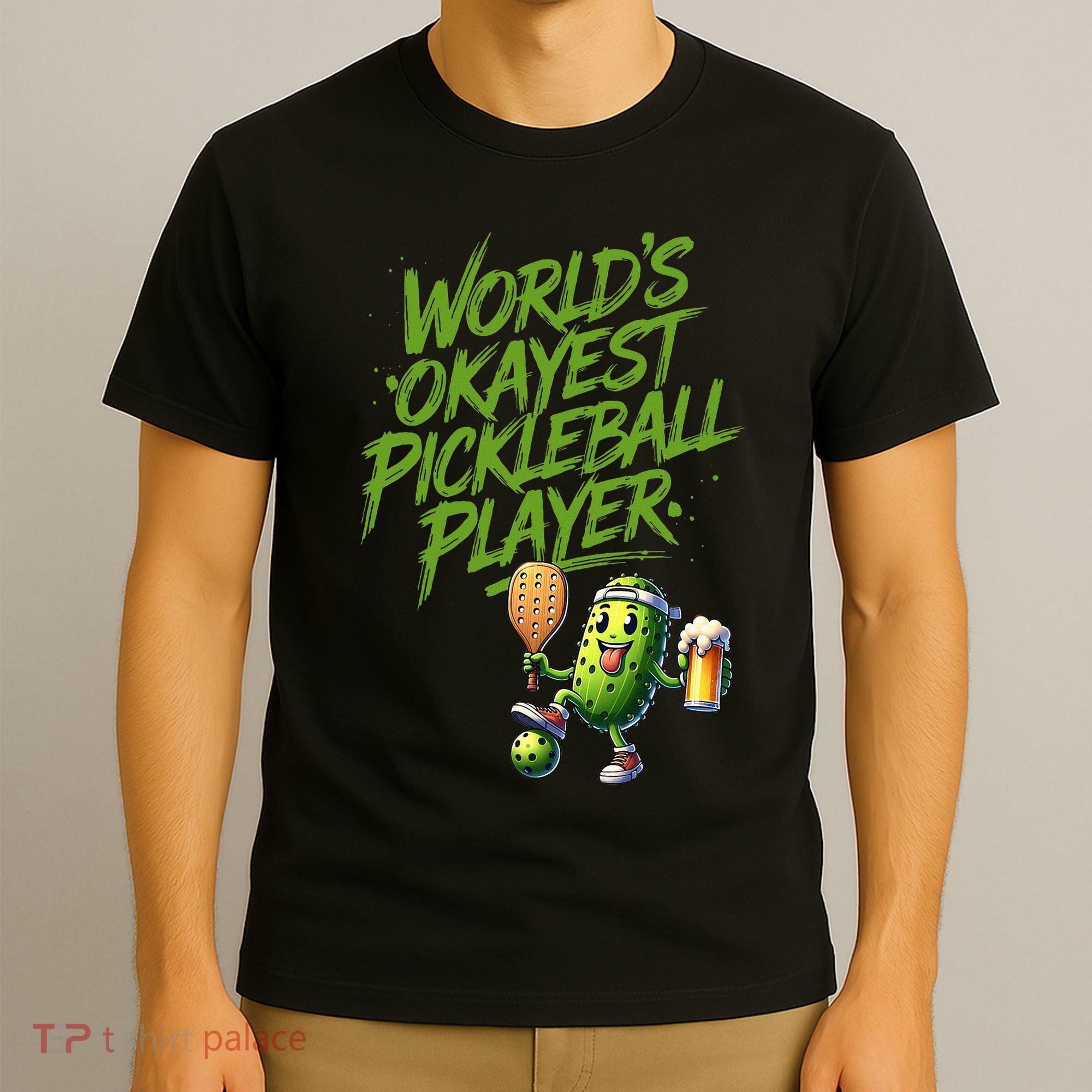Pickle Player World's Okayest Pickleball  T-Shirt