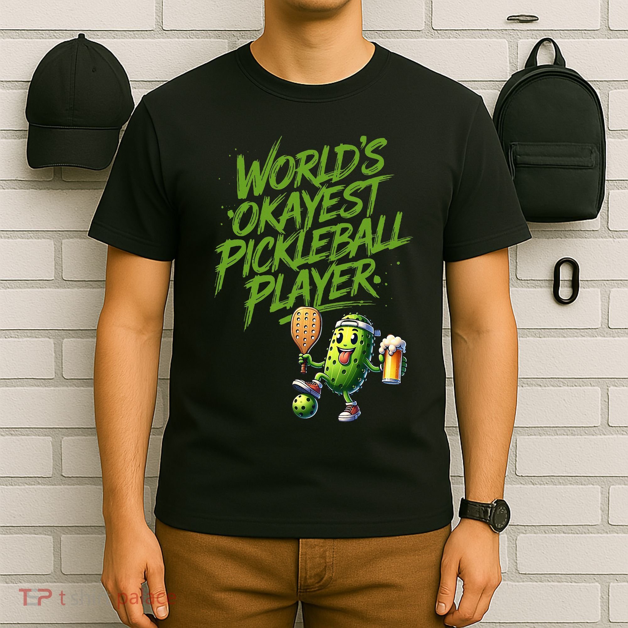 Pickle Player World's Okayest Pickleball  T-Shirt