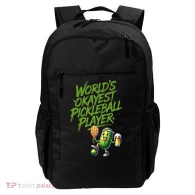 Pickle Player World's Okayest Pickleball  Backpack