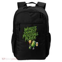Pickle Player World's Okayest Pickleball  Backpack thumb 0