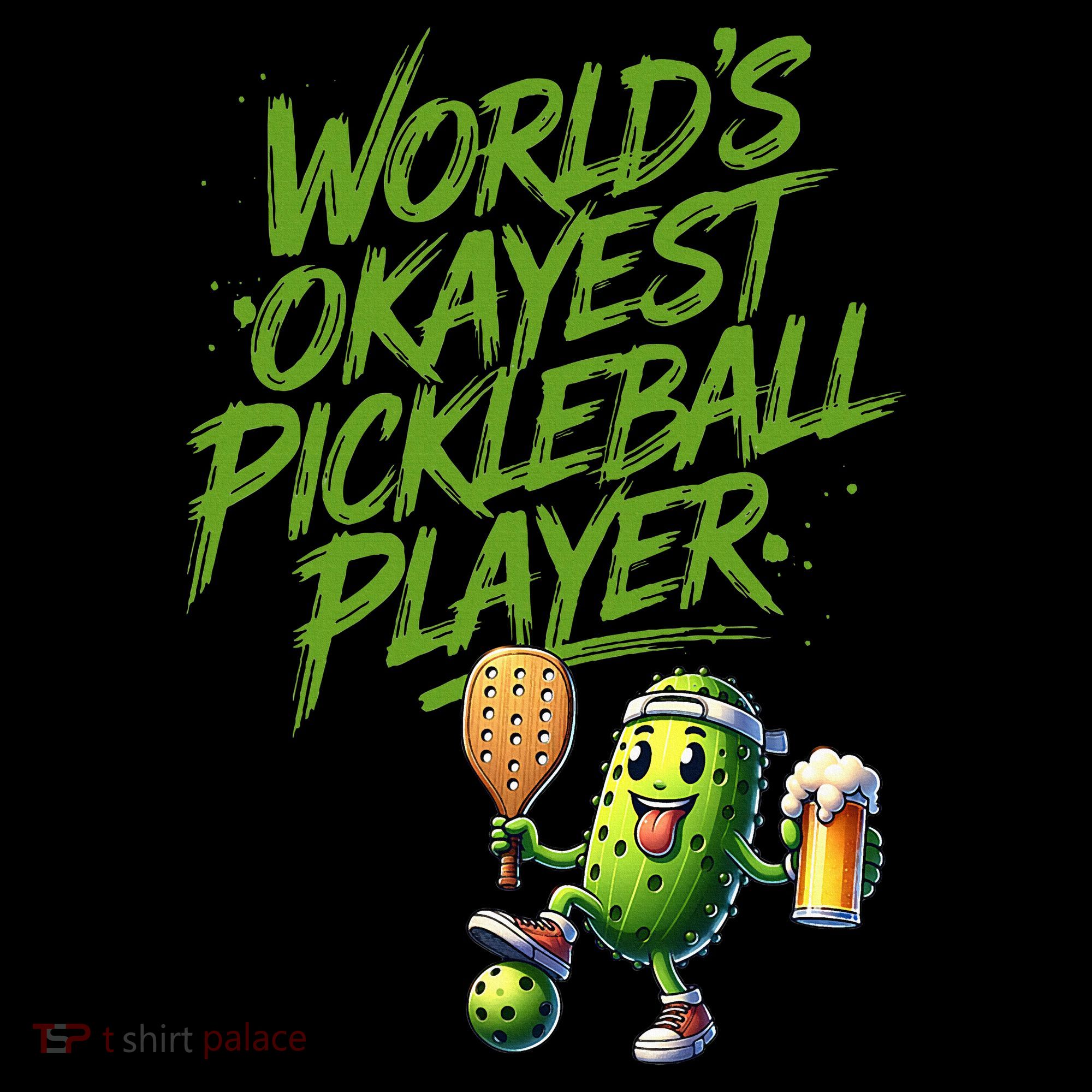 Pickle Player World's Okayest Pickleball  Women's Hoodie