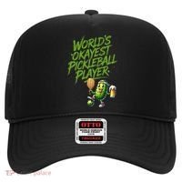 Pickle Player World's Okayest Pickleball  Hat thumb 0